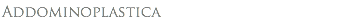 Addominoplastica